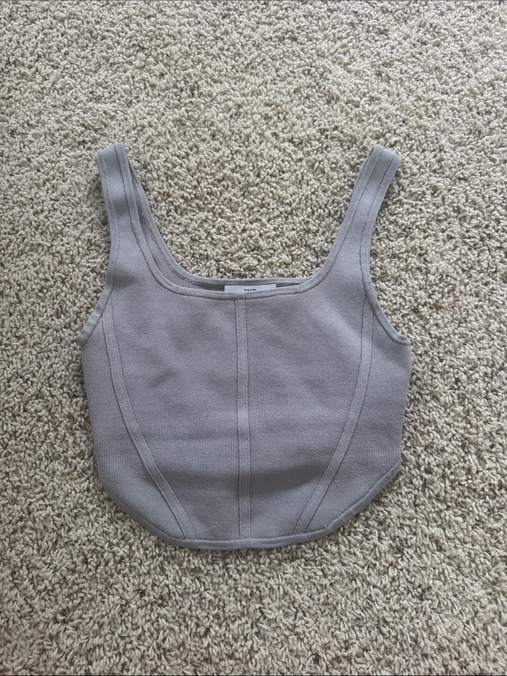Aritzia knit corset